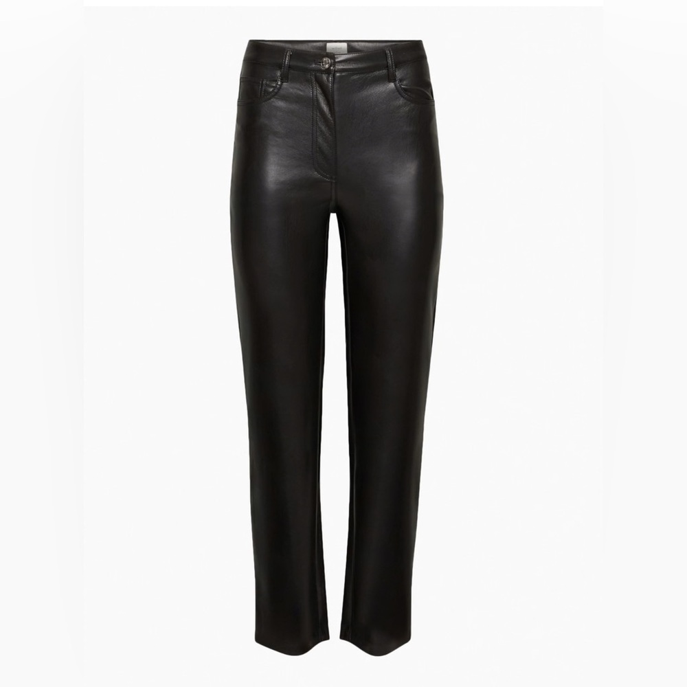 Aritzia Babaton vegan leather pants Melina